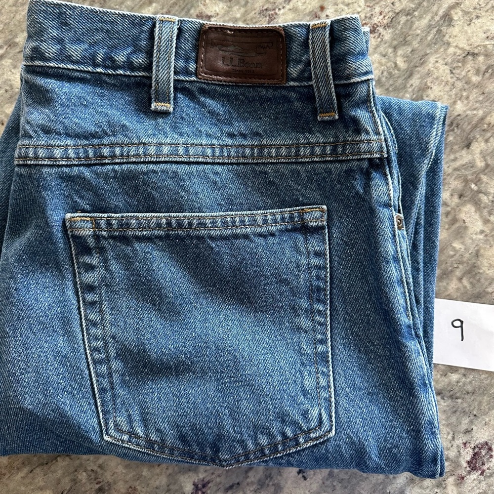 L.L. Bean Men's Double L Classic Blue Jeans